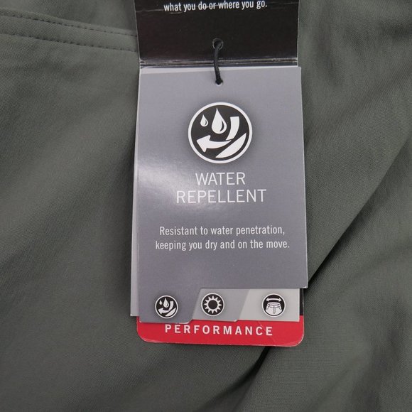 Wrangler Water Repellent Stretch Utility Cargo Pants UPF 30 Gray NWT - Picture 6 of 10